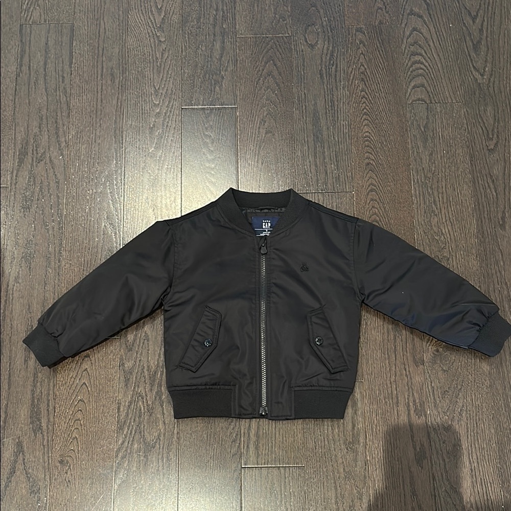 Gap black bomber jacket 3T